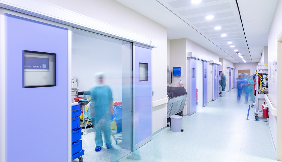 Picture of Hospital operating room corridor